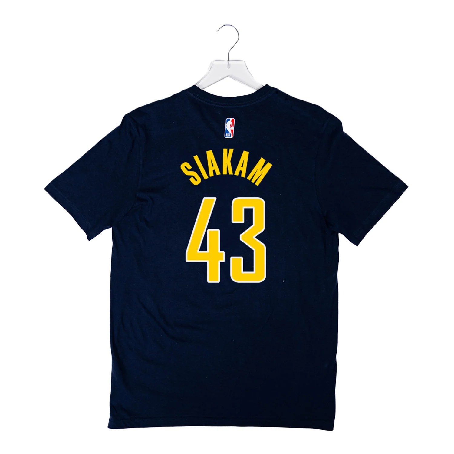 Adult Indiana Pacers #43 Pascal Siakam Icon Name and Number T-shirt in Navy by Nike