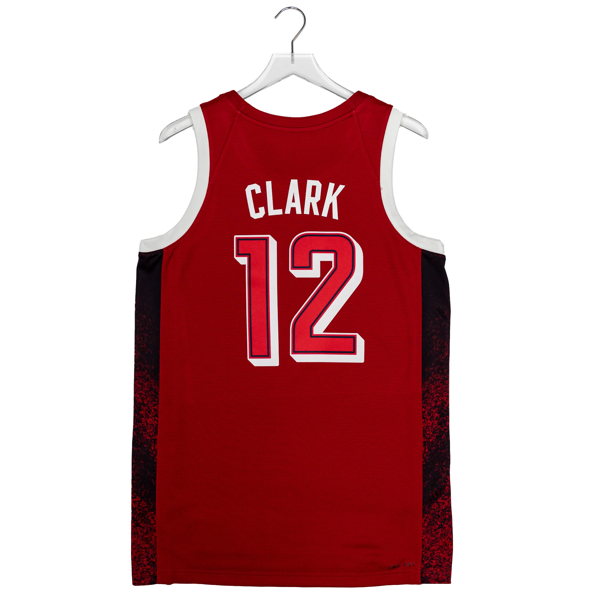 Adult USA Basketball #12 Caitlin Clark Swingman Jersey in Red by Nike
