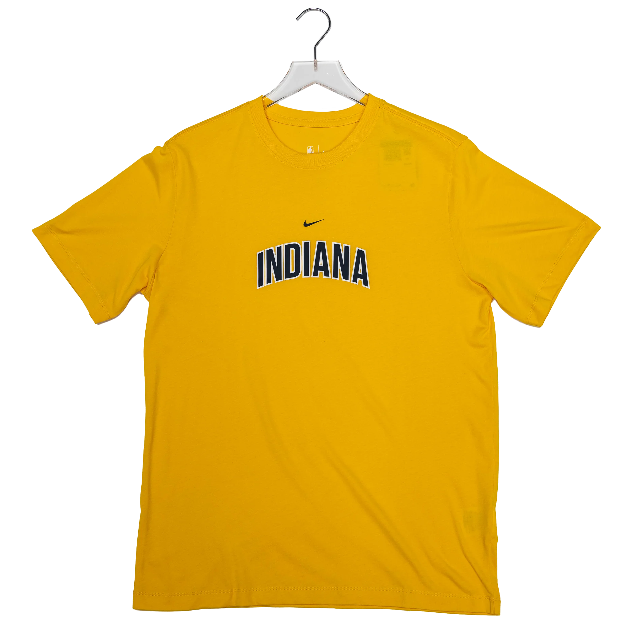 Adult Indiana Pacers Wordmark T-shirt in Gold by Nike 8 Adult Indiana Pacers Wordmark T-shirt in Gold by Nike
