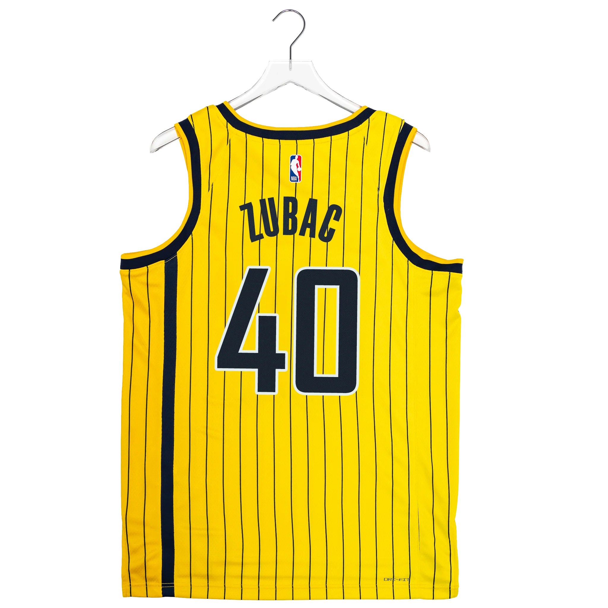 Adult Indiana Pacers #40 Ivica Zubac 26-27' Statement Swingman Jersey in Gold by Jordan 5 Adult Indiana Pacers #40 Ivica Zubac 26-27' Statement Swingman Jersey in Gold by Jordan