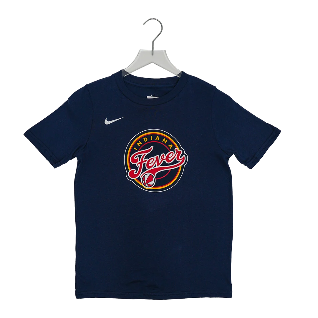 Youth Indiana Fever Primary Logo T-shirt in Navy by Nike