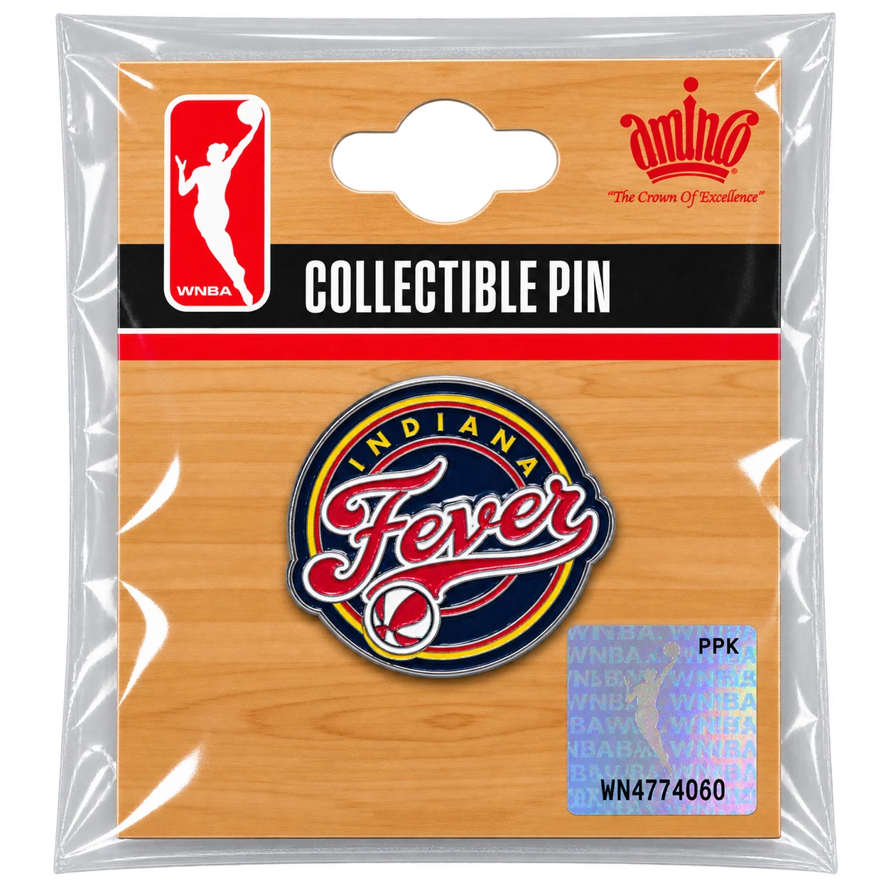 Indiana Fever Primary Logo Lapel Pin in Red by Aminco