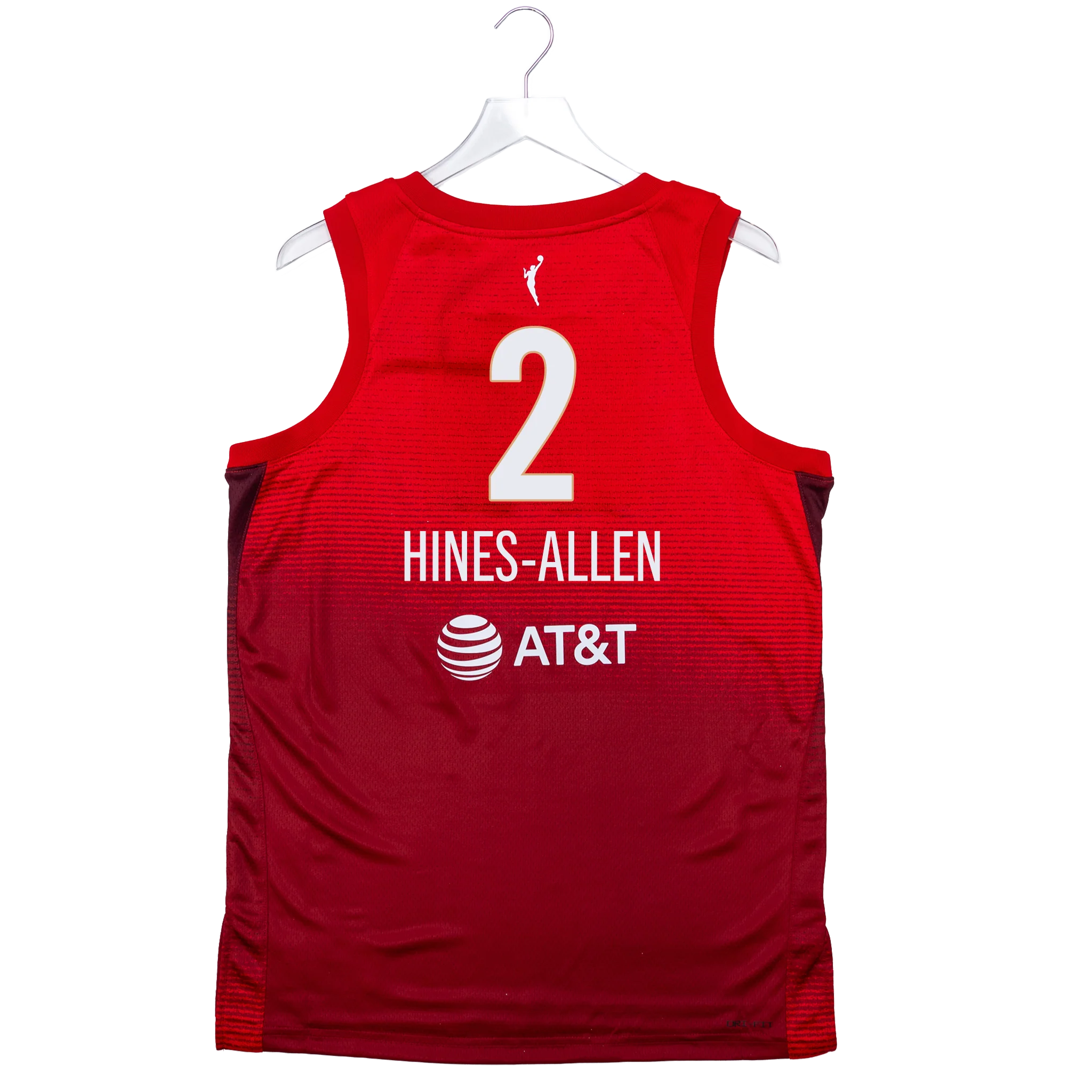 Adult Indiana Fever #2 Myisha Hines-Allen 2026 Rebel Swingman Jersey in Red by Nike 1 Adult Indiana Fever #2 Myisha Hines-Allen 2026 Rebel Swingman Jersey in Red by Nike