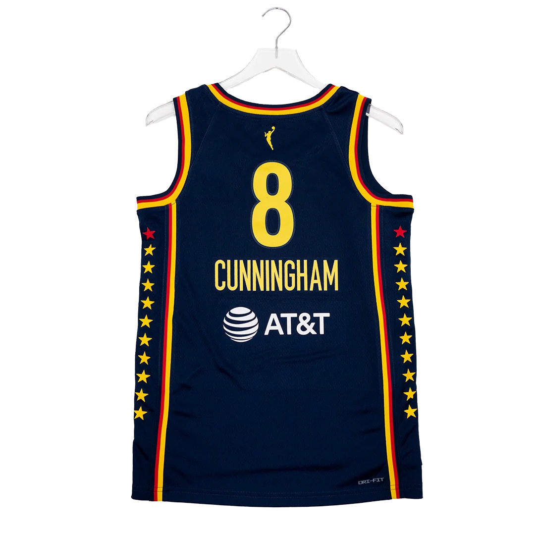 Adult Indiana Fever #8 Sophie Cunningham Explorer Swingman Jersey in Navy by Nike 13 Adult Indiana Fever #8 Sophie Cunningham Explorer Swingman Jersey in Navy by Nike