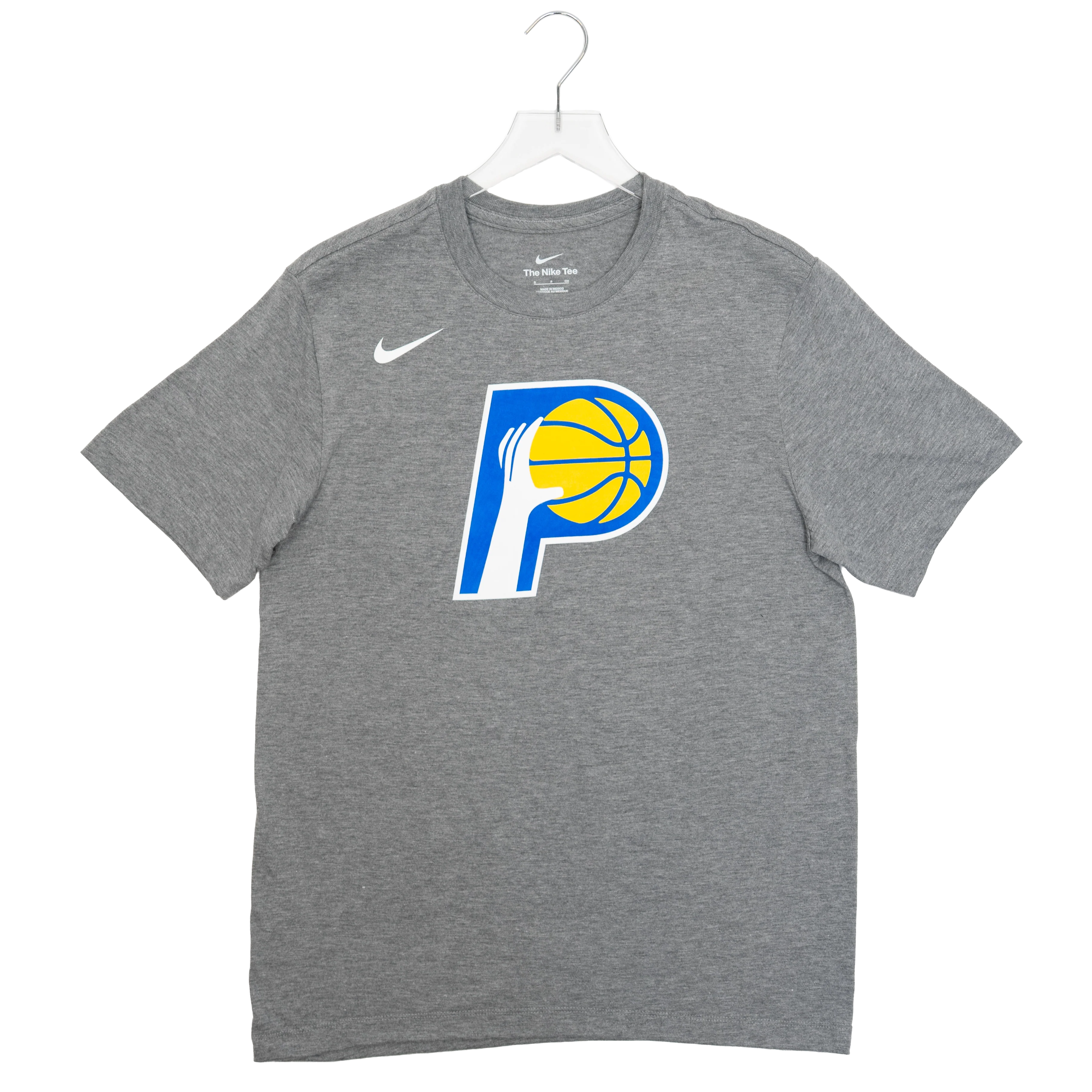 Adult Indiana Pacers 25-26' CITY EDITION Primary Logo Tri-Blend T-shirt in Grey by Nike 4 Adult Indiana Pacers 25-26' CITY EDITION Primary Logo Tri-Blend T-shirt in Grey by Nike