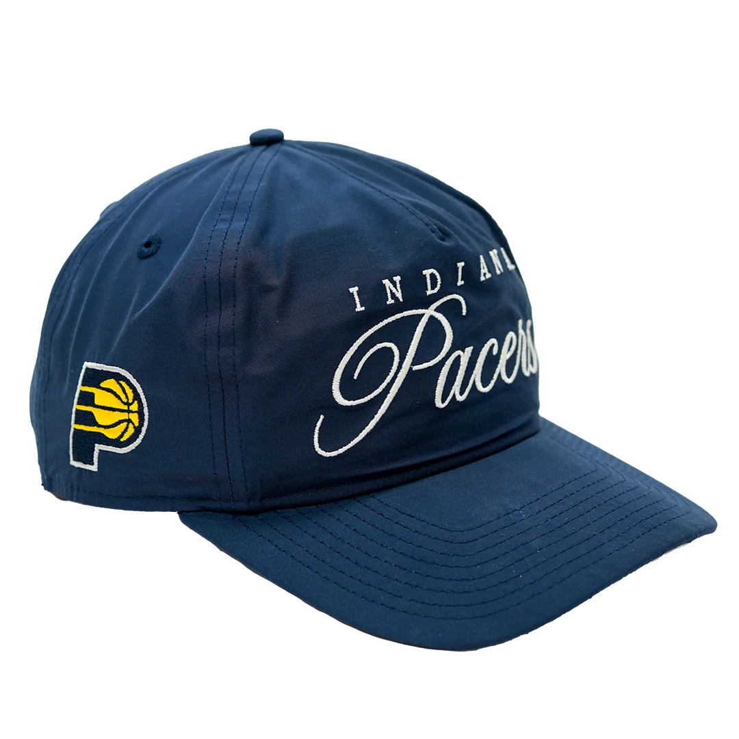Adult Indiana Pacers Official 2025 NBA Draft Golfer Hat in Navy by New Era 3 Adult Indiana Pacers Official 2025 NBA Draft Golfer Hat in Navy by New Era