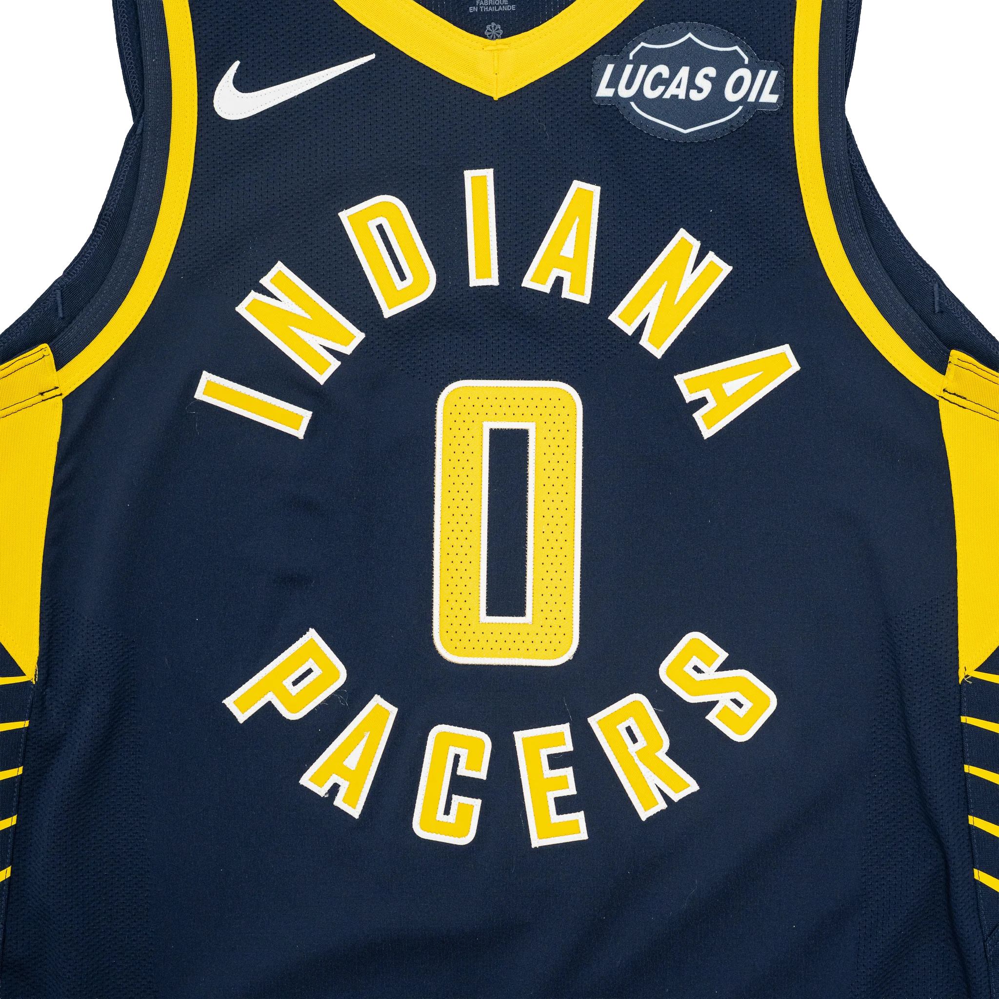 Adult Indiana Pacers #0 Tyrese Haliburton Authentic Icon Jersey in Navy by Nike 4 Adult Indiana Pacers #0 Tyrese Haliburton Authentic Icon Jersey in Navy by Nike