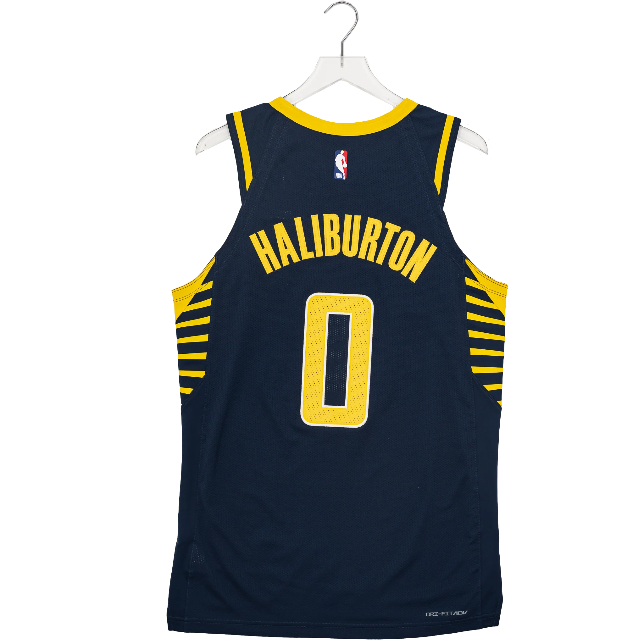 Adult Indiana Pacers #0 Tyrese Haliburton Authentic Icon Jersey in Navy by Nike 1 Adult Indiana Pacers #0 Tyrese Haliburton Authentic Icon Jersey in Navy by Nike