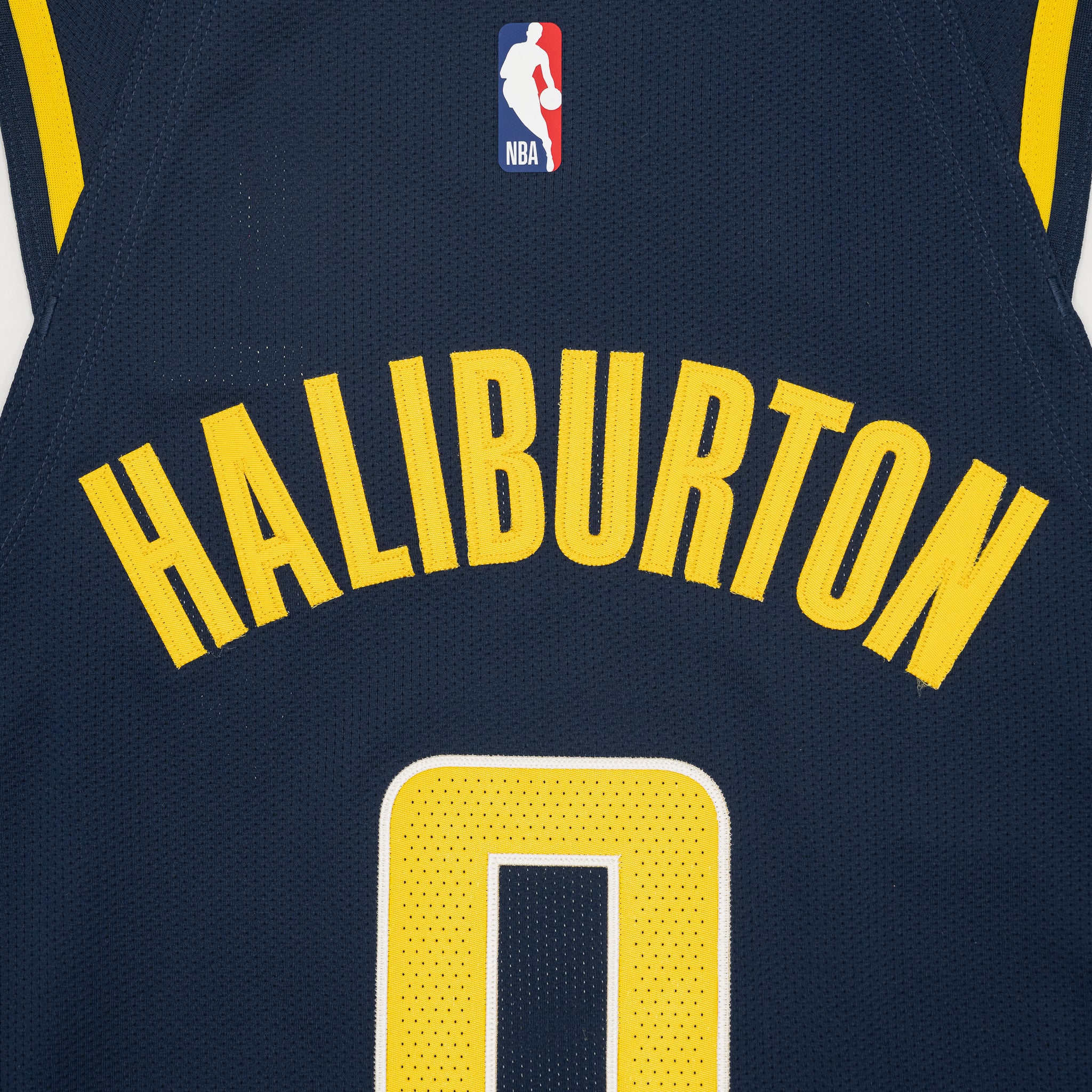 Adult Indiana Pacers #0 Tyrese Haliburton Authentic Icon Jersey in Navy by Nike 3 Adult Indiana Pacers #0 Tyrese Haliburton Authentic Icon Jersey in Navy by Nike