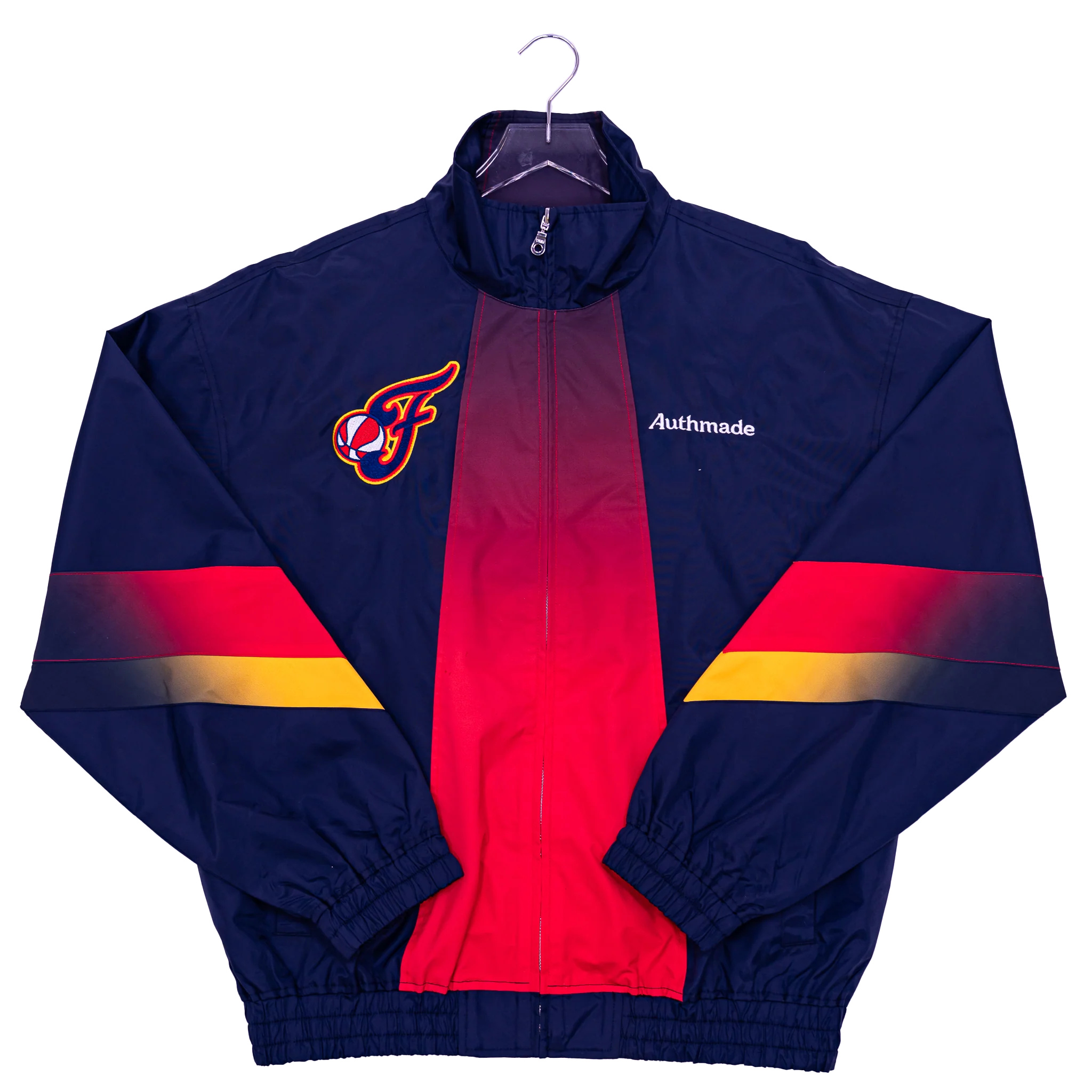 Adult Indiana Fever 2025 Season Full-Zip Windbreaker in Navy by Authmade