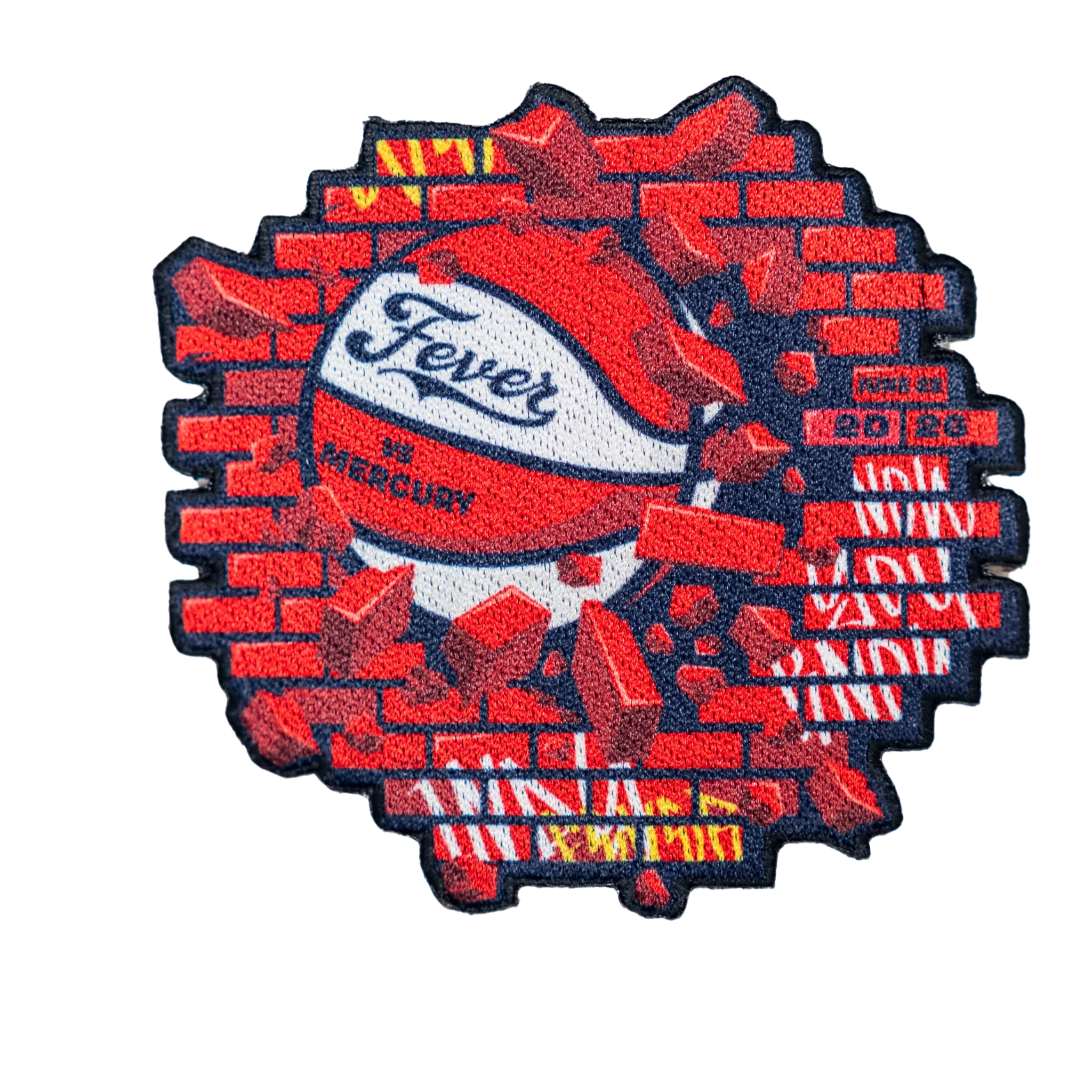 Indiana Fever Collectors Game Patch June 22nd in Red by Emblem Source