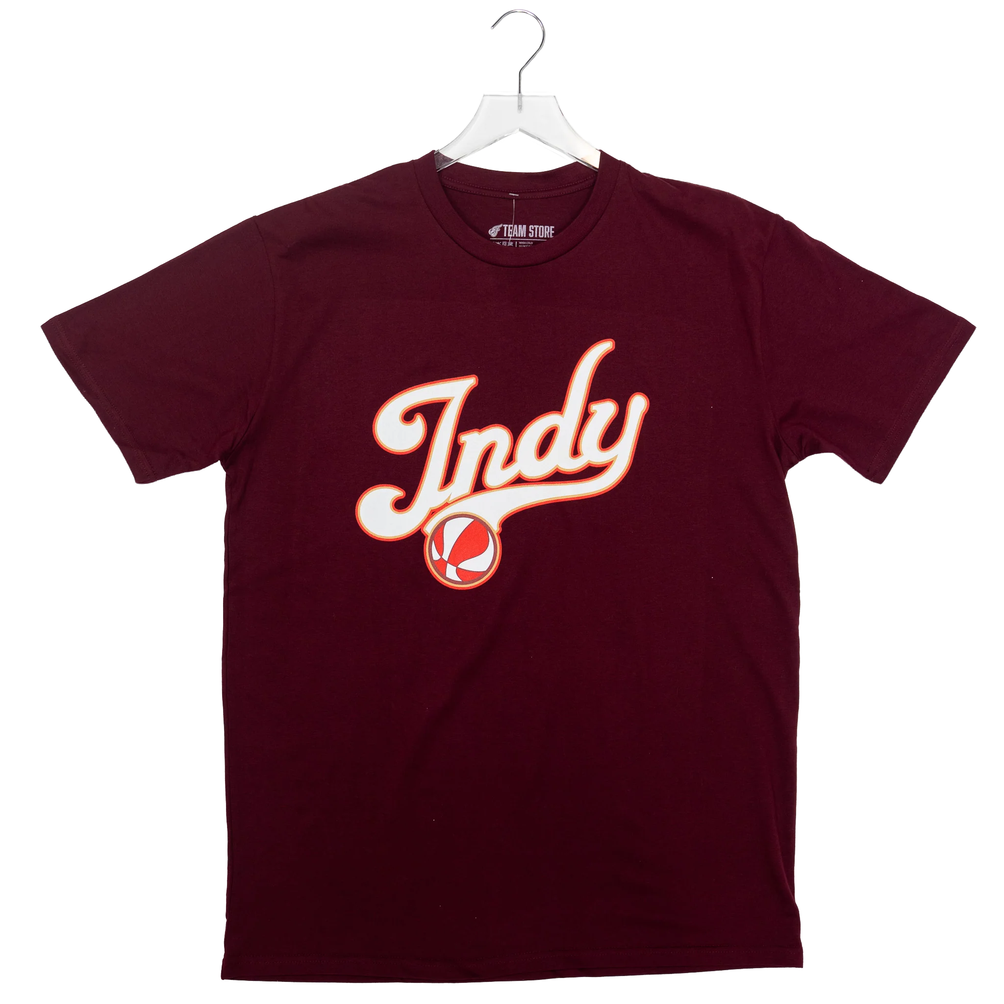 Adult Indiana Fever Rebel Wordmark T-shirt in Red by Fever Team Store 1 Adult Indiana Fever Rebel Wordmark T-shirt in Red by Fever Team Store