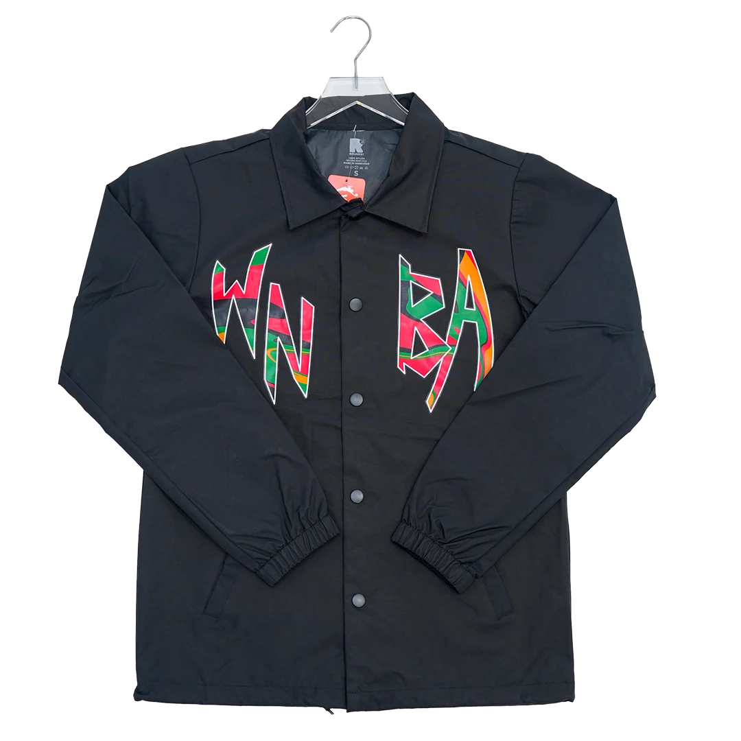 Adult Indiana Fever Juneteenth Coaches Jacket in Black by Round21