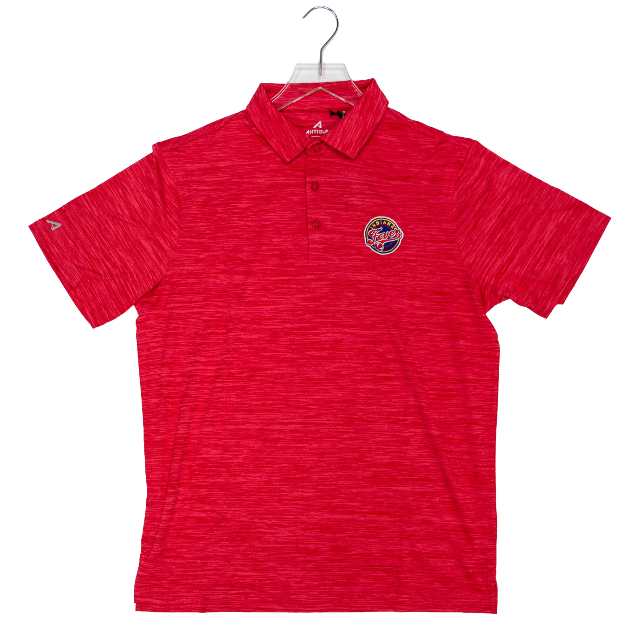 Adult Indiana Fever Short Sleeve Eternal Polo Shirt in Red by Antigua
